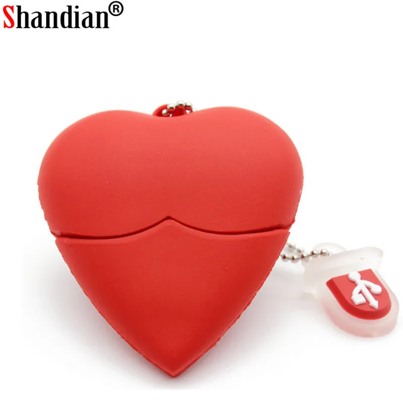 Детская одежда с рисунками и Красной Сердце флеш-диск USB 2 0 4GB/8GB/16GB/32GB/64 128