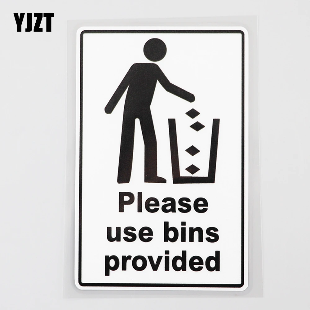 

YJZT 7,9 см × 12,4 см если у вас возникают Применение ящики Палочки вверх подстилка Предупреждение ПВХ автомобиля Стикеры наклейка 12C-0296