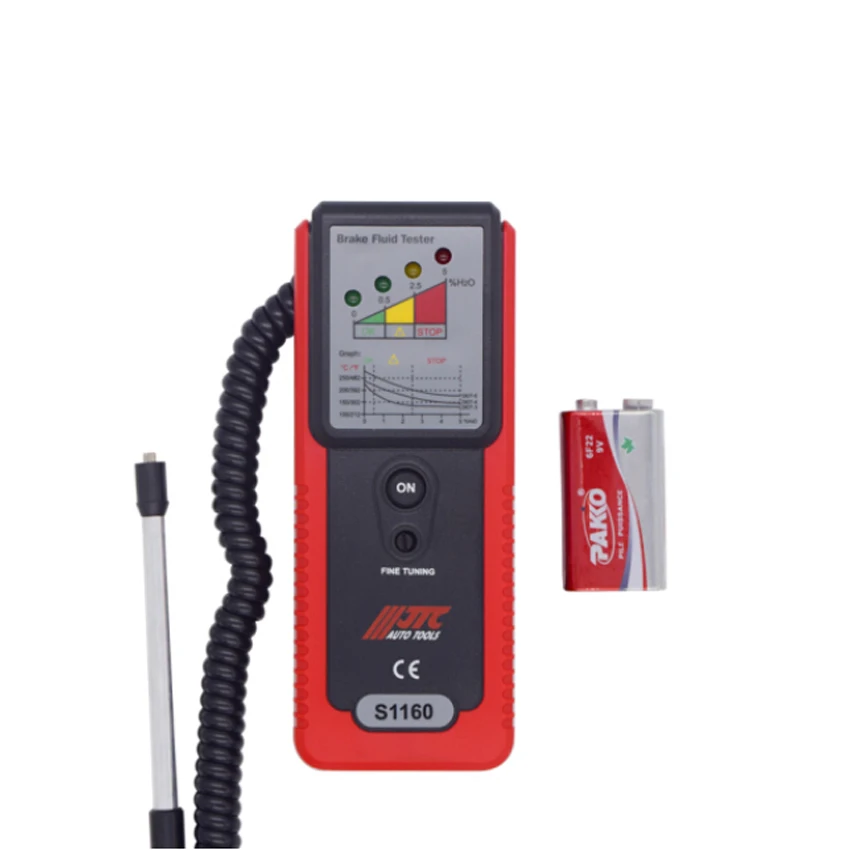 Авто ремонт специальный инструмент тормозной тестер качества воды JTC S1160
