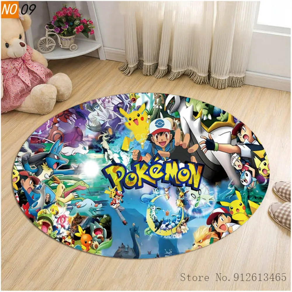 

Коврик для входной двери с 3D изображением покемона, нескользящий, для спальни, кухни, украшение для дома, ковер для гостиной, летучая мышь