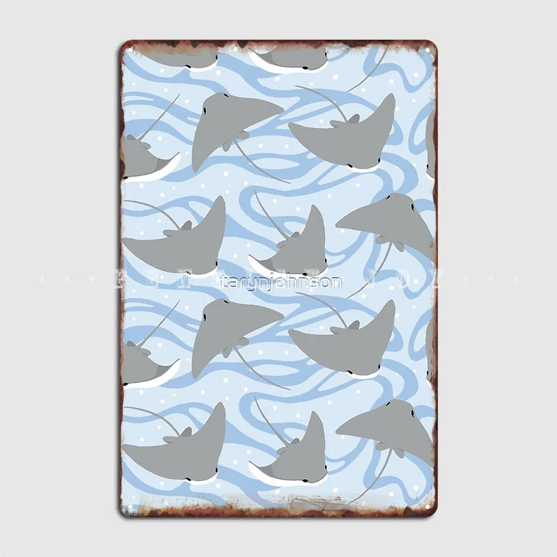 

Stingrays Cownose Ray Sticker Pack Poster Metal Plaque Cinema Living Room Living Room Classic Poster Tin Sign Poster