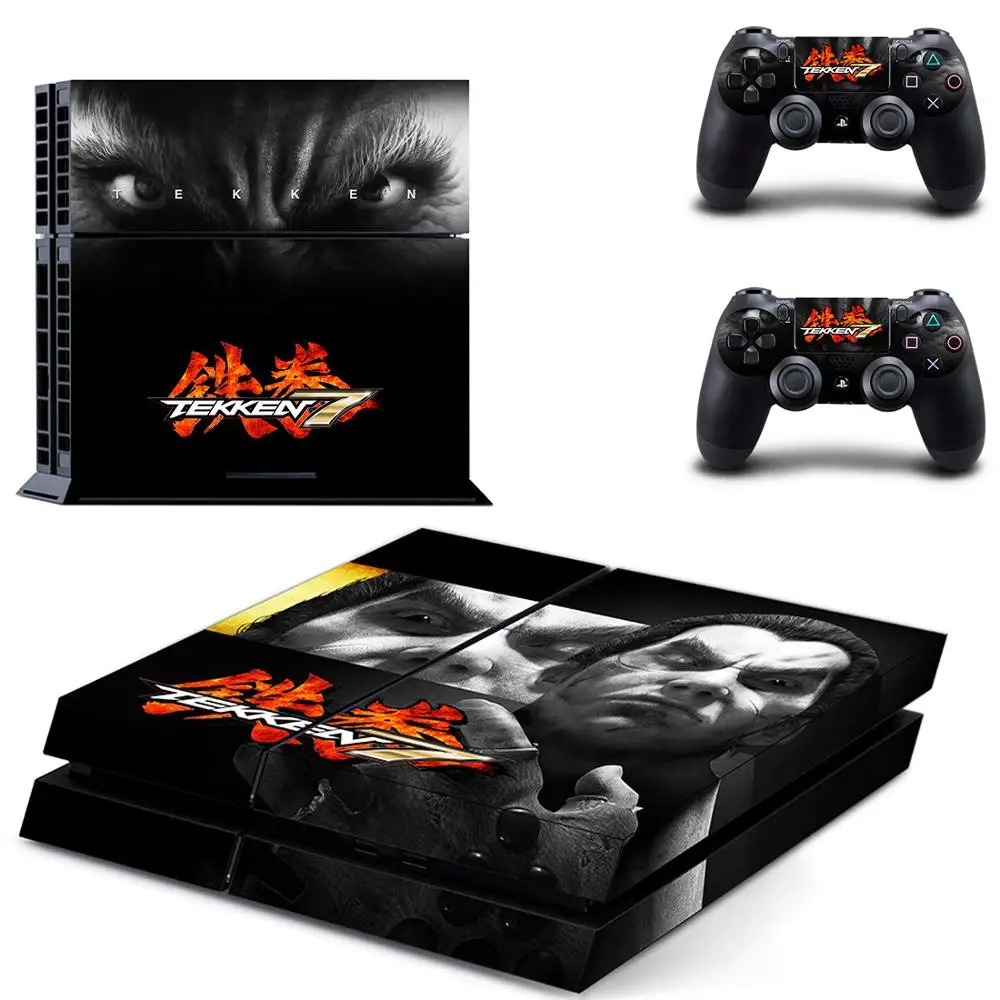 Наклейки для игровых приставок Tekken 7 PS4 s Play station 4 наклейки консоли PlayStation и