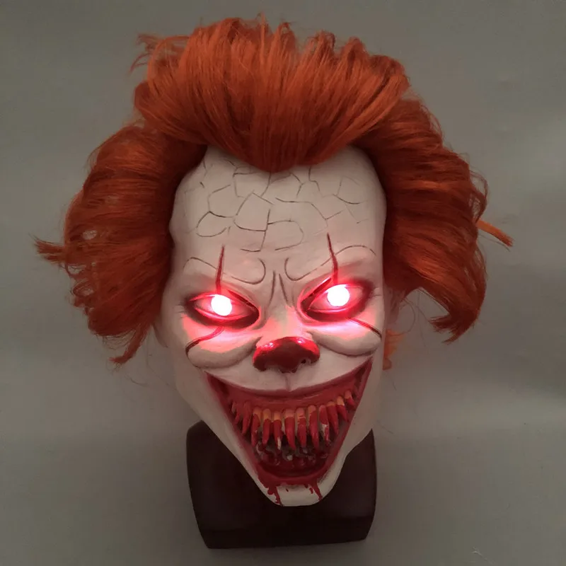 Oker маска пеннивайза Stephen King It Chapter Two 2 Horror Косплей латексные маски шлем клоун