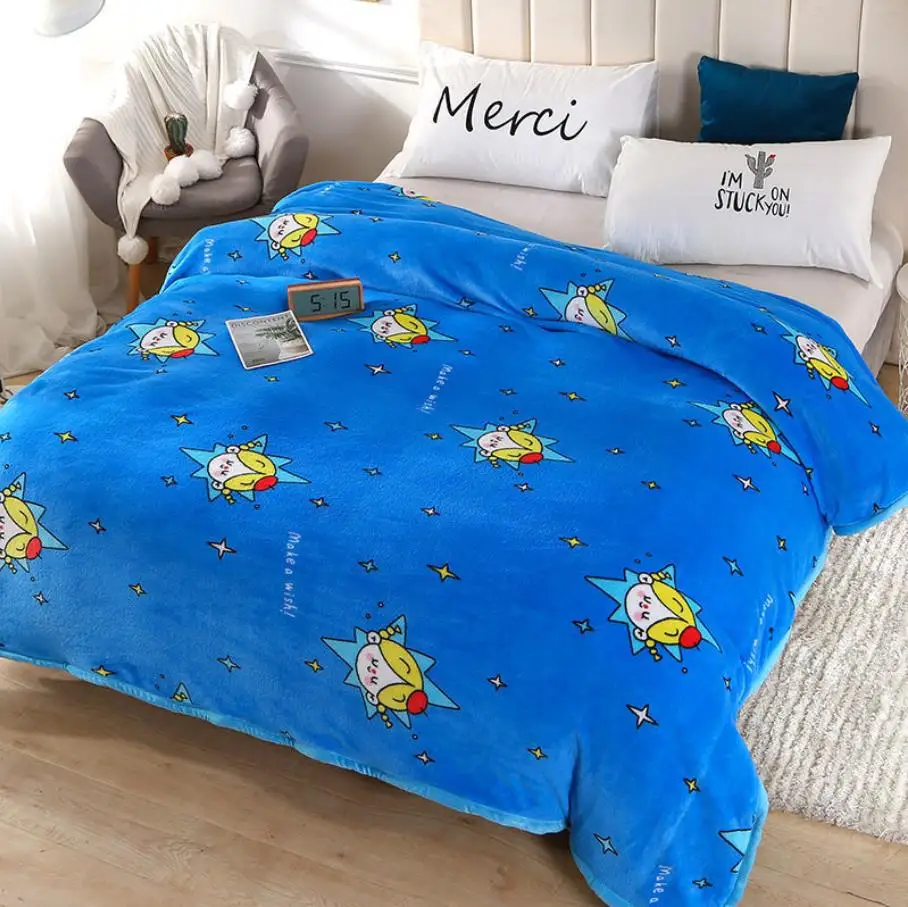 Супермягкое Флисовое одеяло кораллового цвета 220 г/м2 светильник розовое синее из