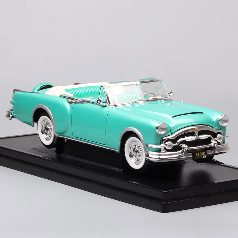 Большой Классический 1/18 масштаб Road Signature 1953 Packard caribbean роскошный винтажный автомобиль Diecasts& Toys автомобили модели thumbnails