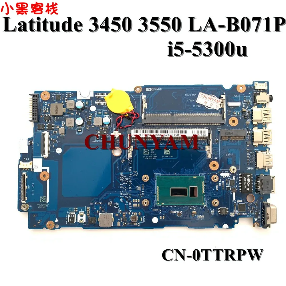 Восстановленная Рабочая деталь для ноутбука Dell Latitude 3450 3550 материнская плата