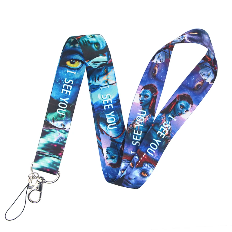 

YL411 Movie Painting Art Lanyard Keychain ID Badge Holders Mobile Phone Rope Key Lanyard Neck Straps Key Rings Accessories