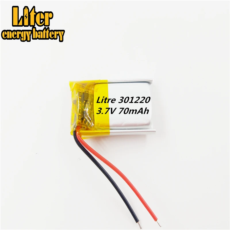 Лучший бренд батареи литиевая батарея 3 7 V Bluetooth гарнитура 031220 301220 70MAH MP3 MP4