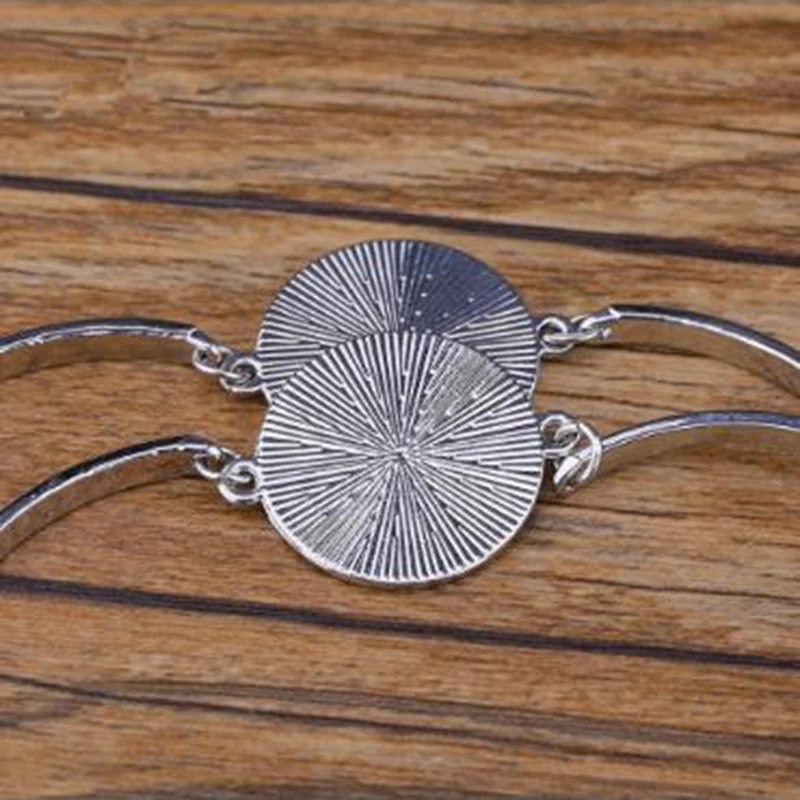 Новые 10 шт сублимации браслеты круг база Мода теплопередача DIY пустой браслет