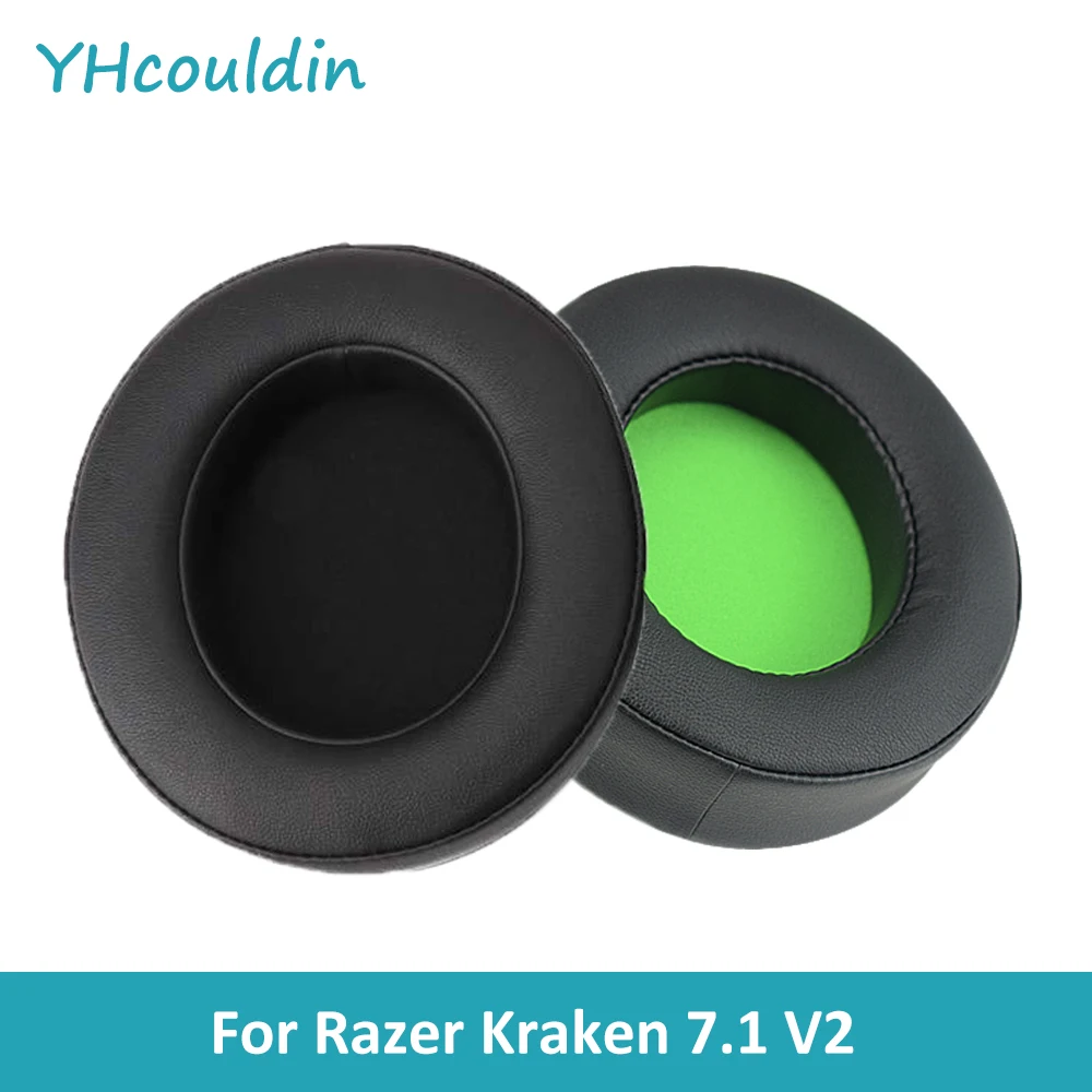 

YHcouldin Replacement Ear Pads for Razer Kraken 7.1 V2 PC Gaming Headset Ear Cushions Protein Leather Earpads Cover Headphone