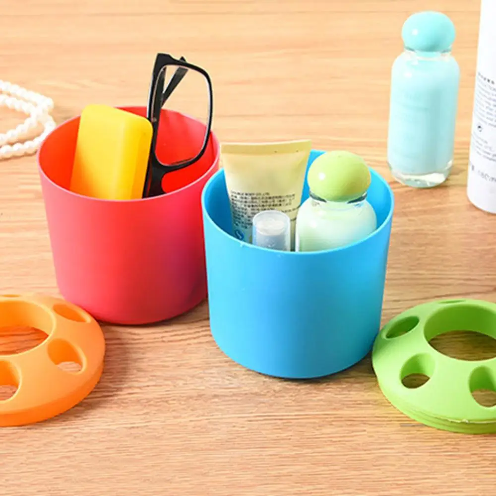 Оригинальная отверстия держатель для зубных щеток органайзер Канцелярии Декор