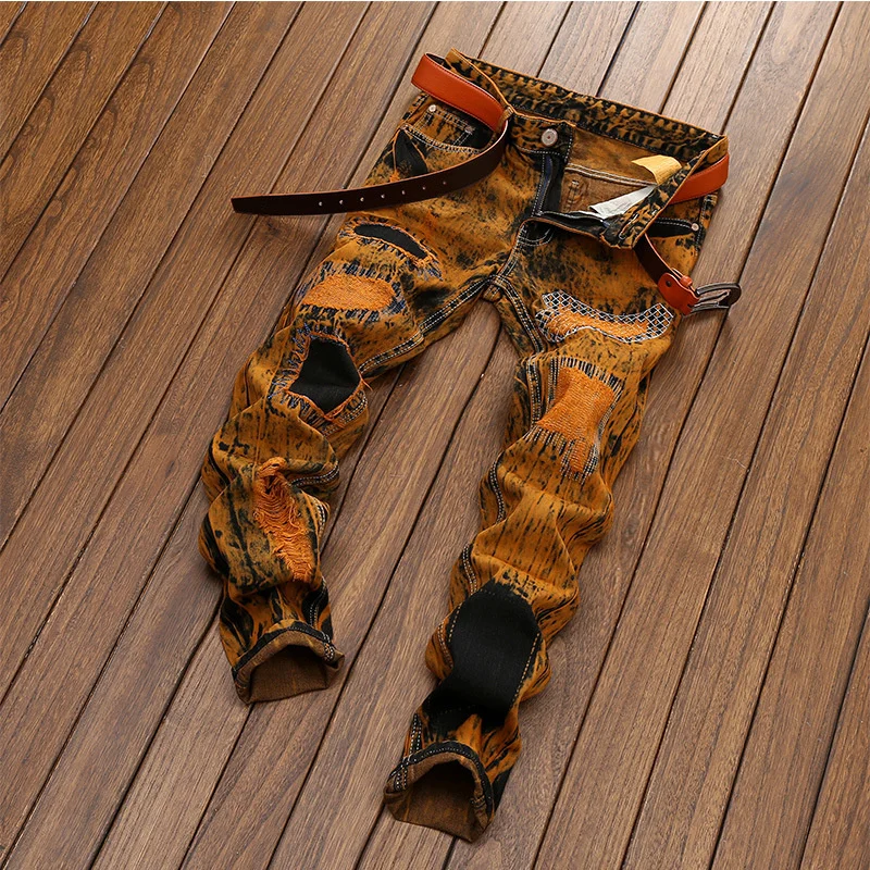 

High Quality 2021 New Desing Men Jeans Straight Casual Denim Vintage Jeans Plus size 28-42
