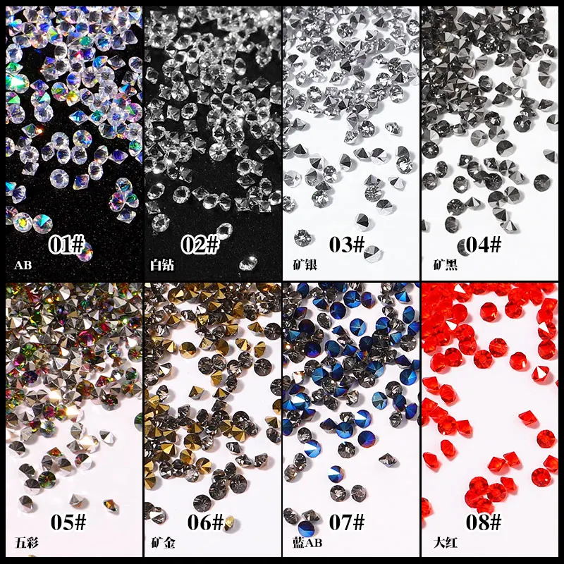 Symphony Glitter Caviar Nails Rhinestones Fairy Micro Crystal Beads 3D Nail Art Accessories DIY Pixie Design Manicure Decoration |