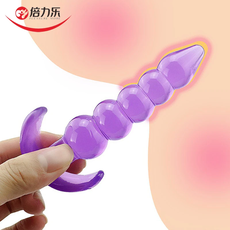 Силиконовые анальные бусины Анальная пробка массажер простаты оргазм