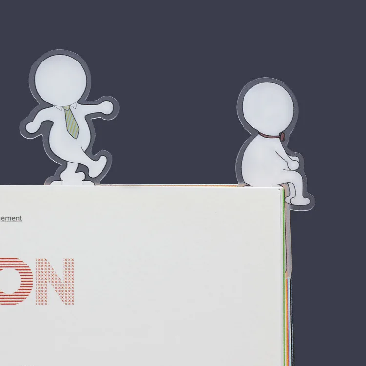 

Mohamm 5PCS/1 Box Bookmark Cute Cartoon Mark Page Creative Students Stationery