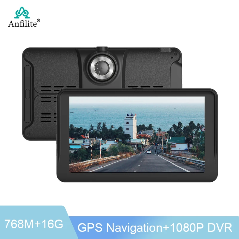 

7-дюймовый автомобильный GPS-навигатор, мониторинг парковки, Android, 16G, 1080P, сенсорный экран, навигация, Автомобильный датчик гравитации с автомобильной панелью, видеорегистратор
