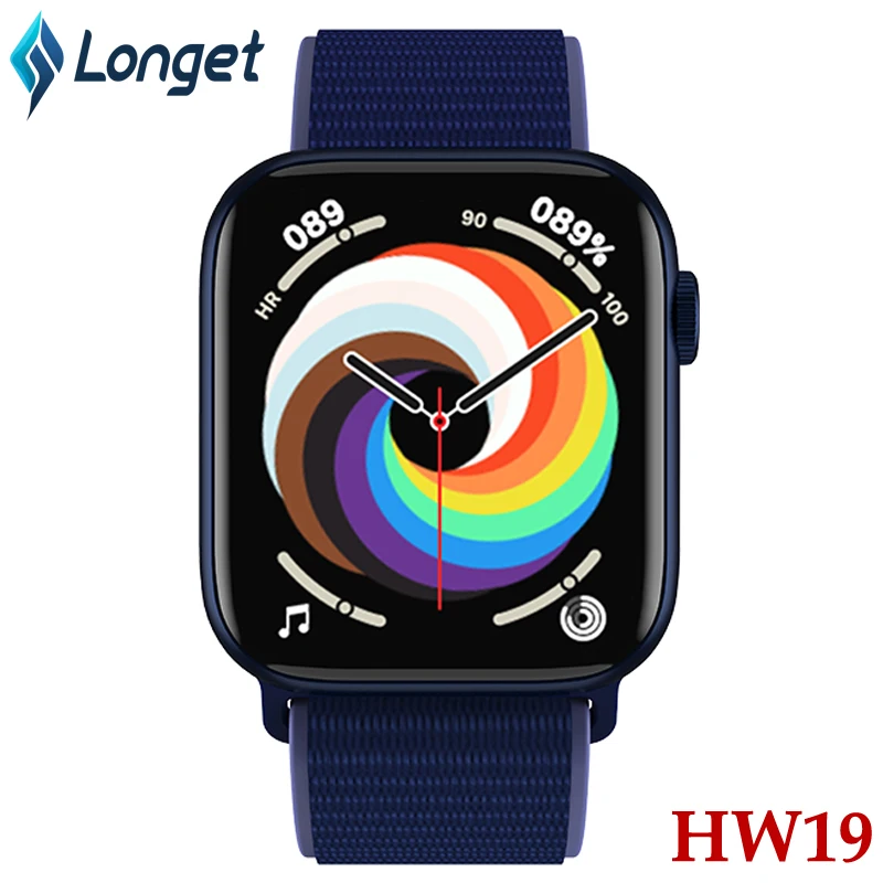 

Original IWO HW19 Smartwatch Make Call Heart Rate Monitor Men Women Sport Men Watches Women Band Series6 pk W46 iwo 13 HW22