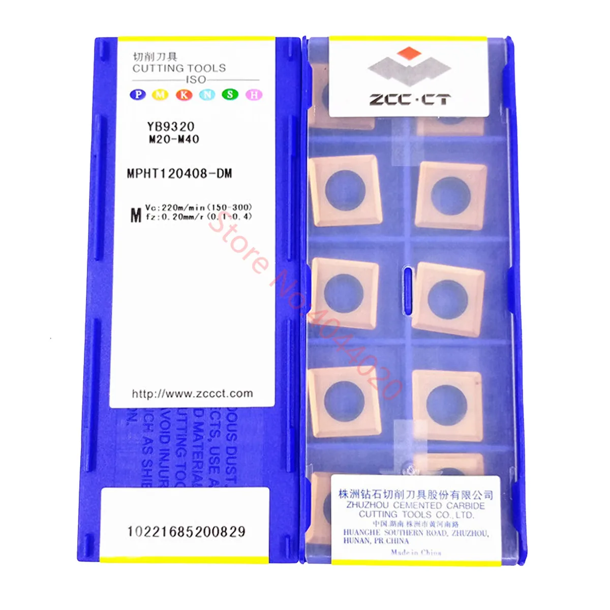 

ZCC.CT MPHT080305-DM YB9320 ZCC из карбида вставки SMP03 Trihedral blade
