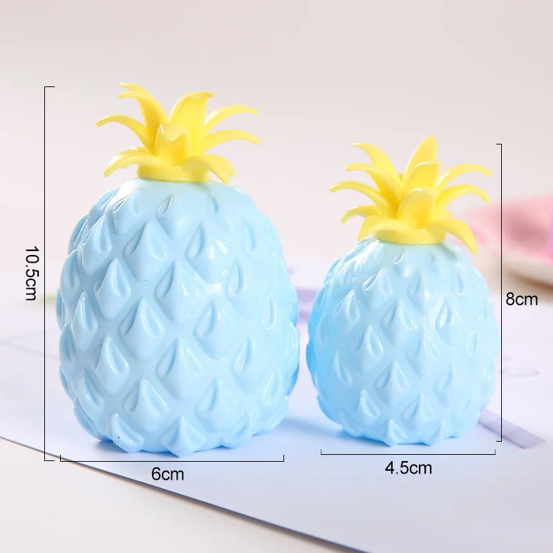Divertida Ananas Anti Stressbal estr&eacute;s accecesorios Voor Speelgoed Kinderen Volwassen Fidget blando estr&eacute;s Creativiteit Leuke Fr-5