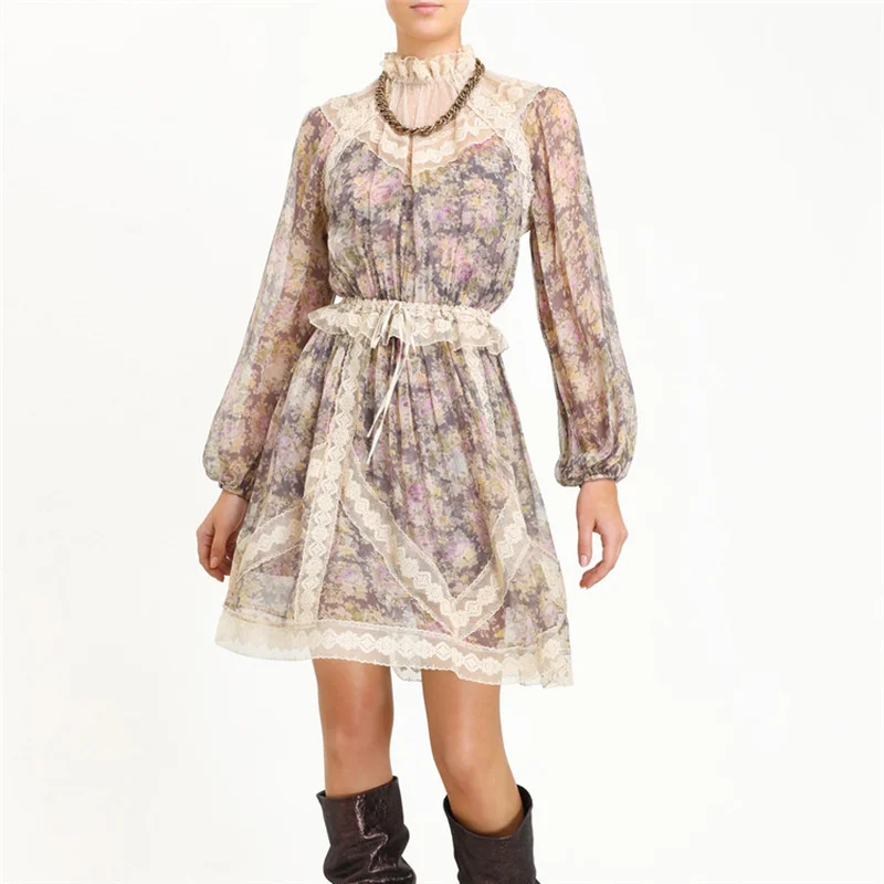 Новые дизайнерские платья для подиума на раннюю осень 2019 года мини кружевные