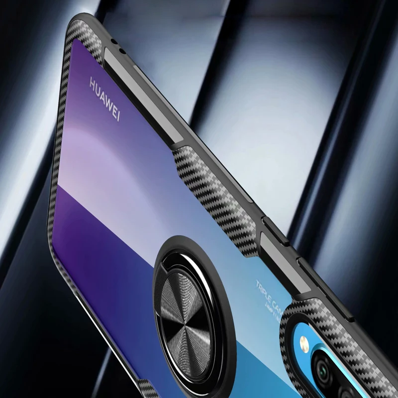 Прозрачный автомобильный держатель магнитные чехлы для телефонов Huawei Honor 20s P30 Lite