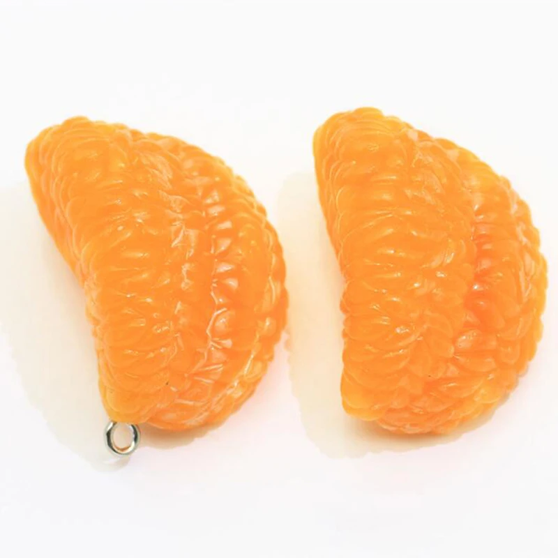 Sweet New Cute Orange Simulation Fruit Mini Food Pendant Charms For Jewelry Making Handmade DIY Accessories | Дом и сад