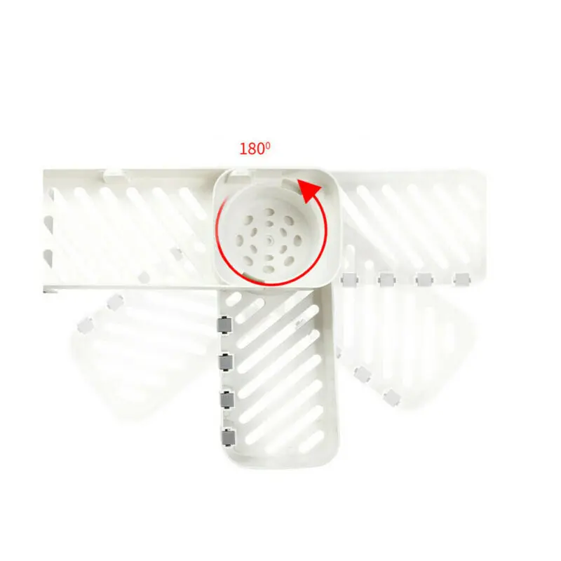 Вращающийся угловой стеллаж для хранения полка Ванная комната туалет бесшовные