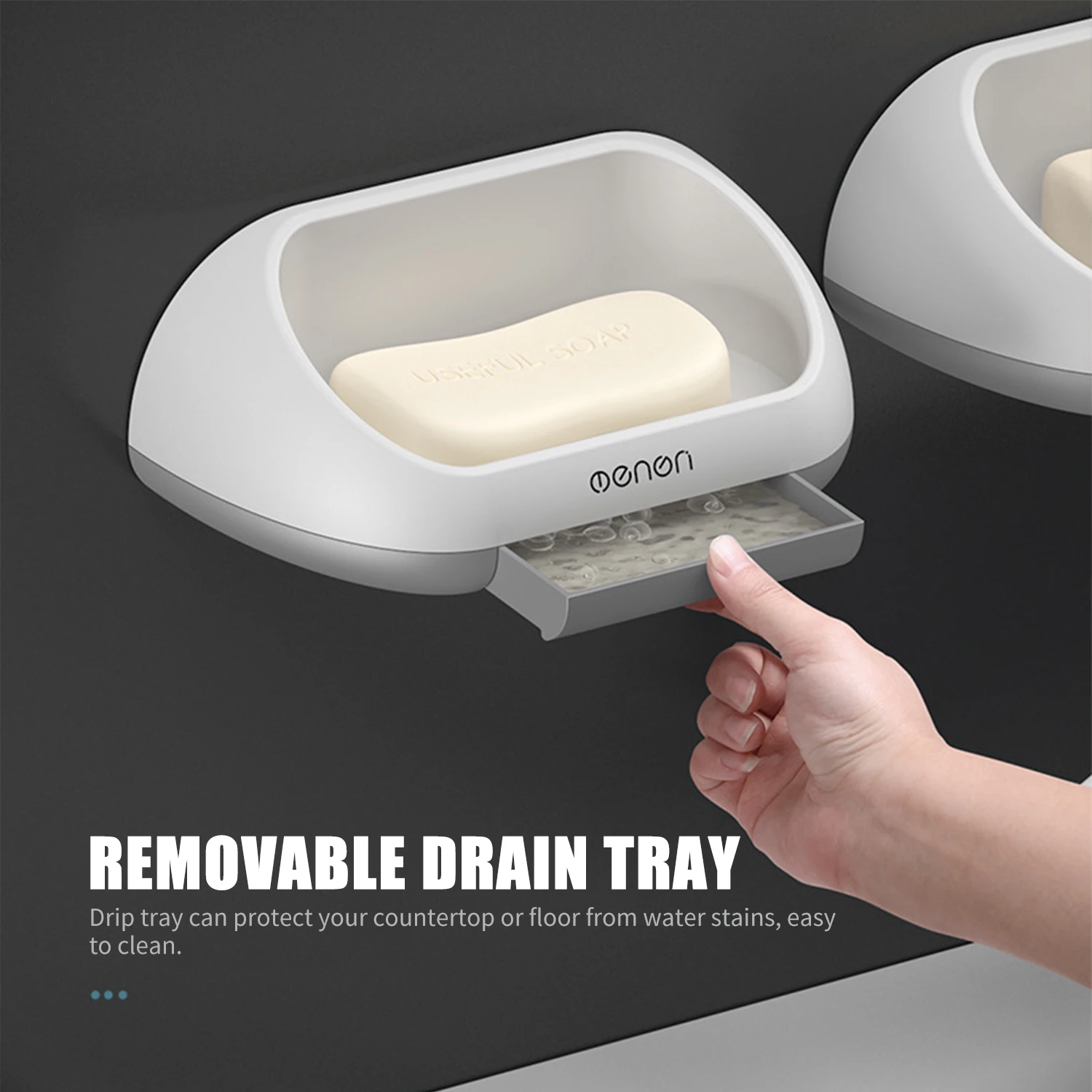 Настенный держатель для мыла слив ванной душа воды чехол кухонной раковины |