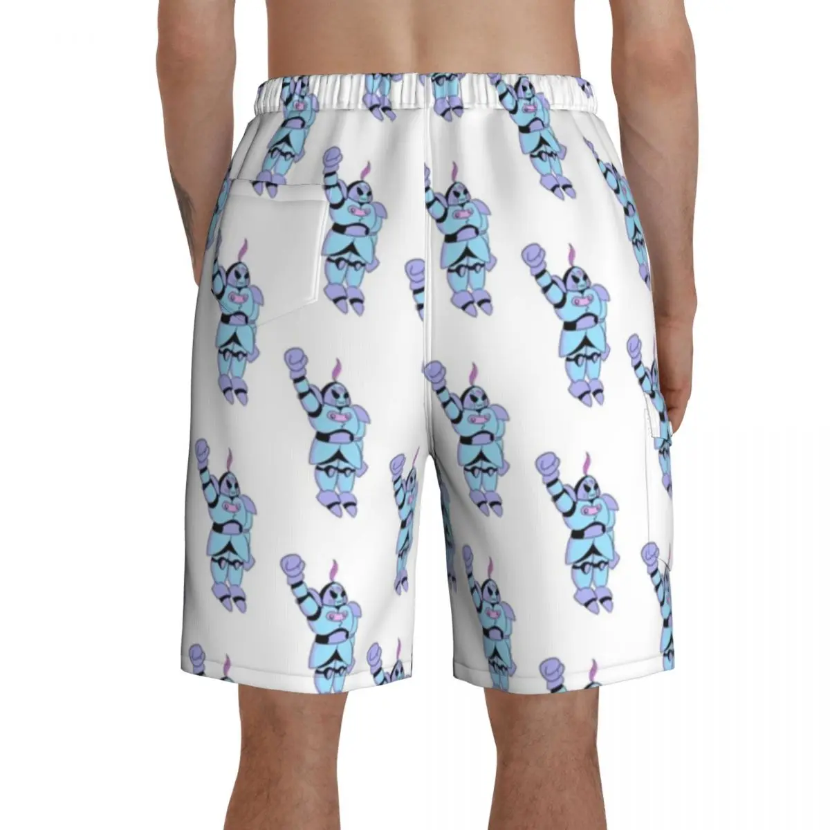 

Armor Board Shorts Men Beach Swimming Trunks Polyester Pattern Swim Trunks