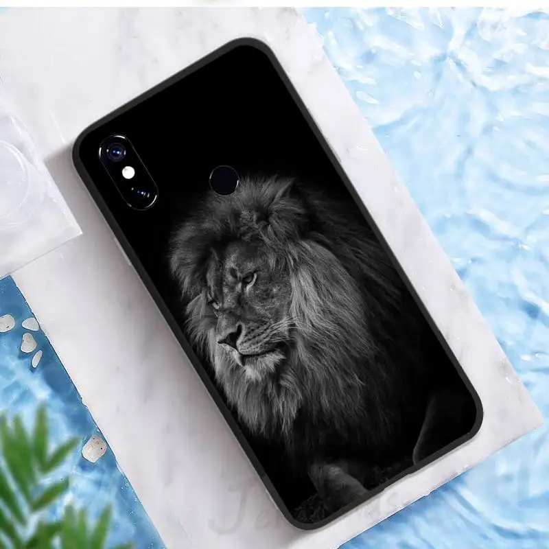 

Animals The Lion Phone Case For Xiaomi Redmi note 7 8 9 pro 8T 9A 9S Mi Note 10 Lite pro
