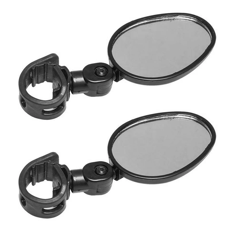 

Rearview Mirror 2Pcs Adjustable Handlebar Mirrors Silicone Handle Rearview Mirror Mountain Bikes Cycling Accessories EDF88