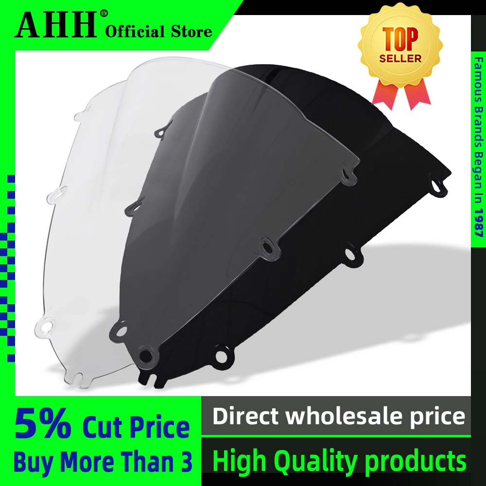 

AHH Motorcycle Windshield Spoiler Windscreen Air Wind Deflector Shroud Fairing For YAMAHA YZF1000 R1 YZF-R1 1998 1999 98-99