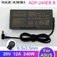 Original AC Adapter For ASUS Gaming ROG 15 GX550LXS RTX2080 ADP-240EB B 20V 12A Laptop Charger Power Supply 6.0x3.5mm