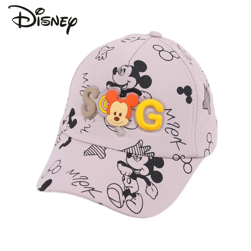 

2021 New Disney Children's Hat Fashion Cartoon Mickey Boy Baseball Cap Adjustable Four Seasons Outdoor Girl Leisure Sun Hat