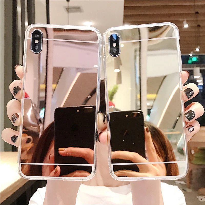 Роскошные зеркальные Чехлы цвета розового золота для iPhone 12 PRO чехол телефона 6s 6 7 8