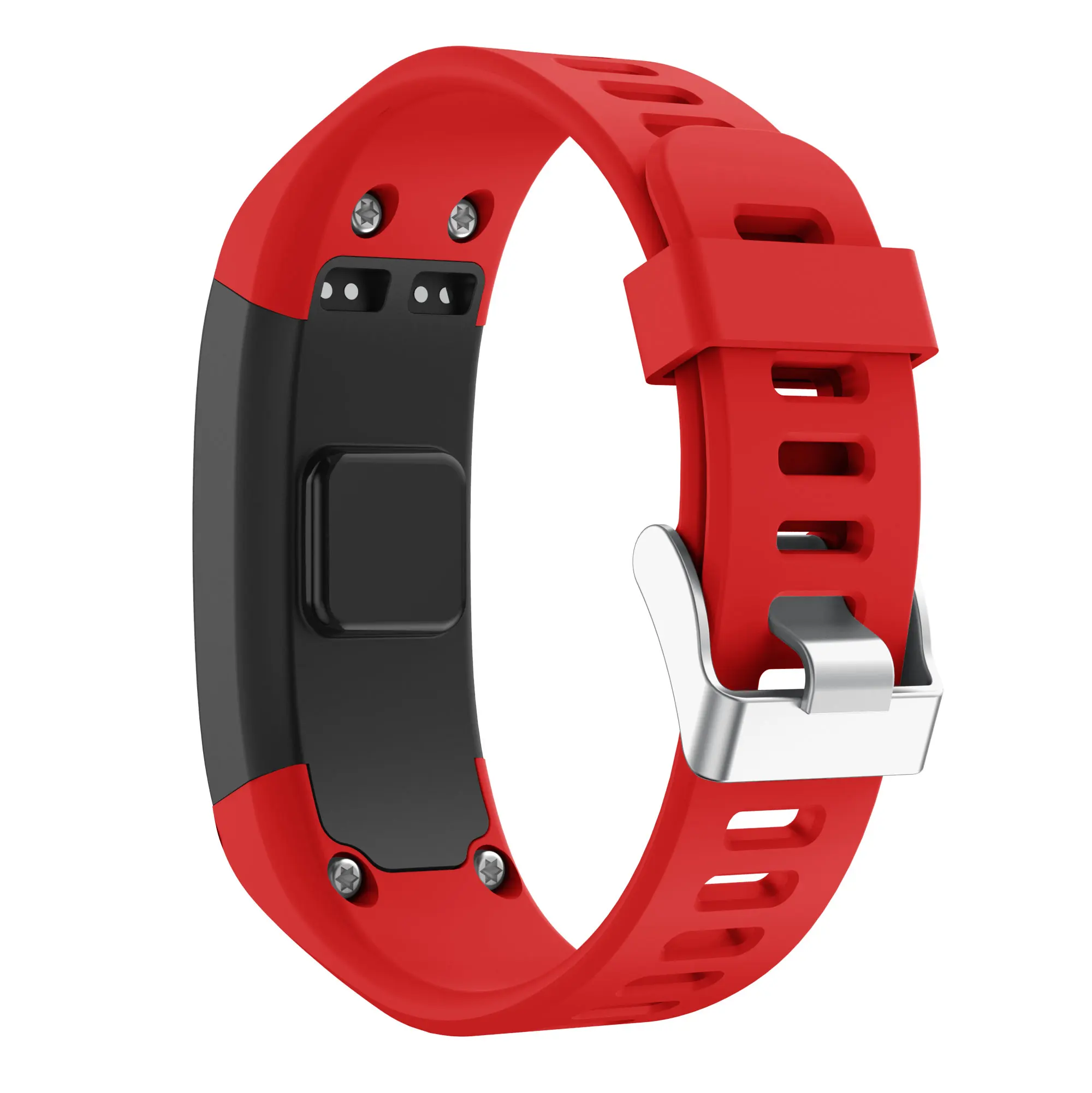 Red YAYUU совместимый ремешок для Garmin Vivosmart HR+ с металлической пряжкой ремешок для часов водонепроницаемый стойкий ремешок - Цвет: Red