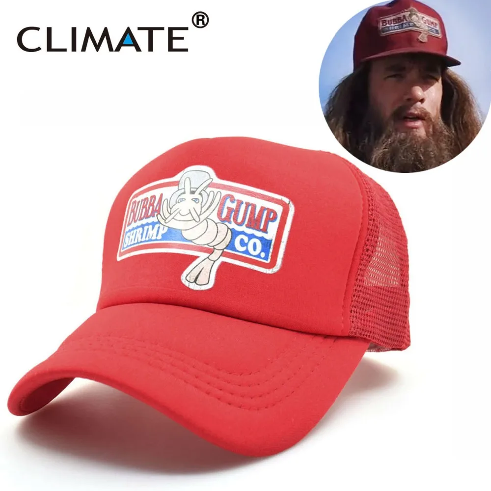 Бейсболка с сеткой CLIMATE Gump 1994 шапка Bubba шляпы для косплея s GUMP бега и занятий