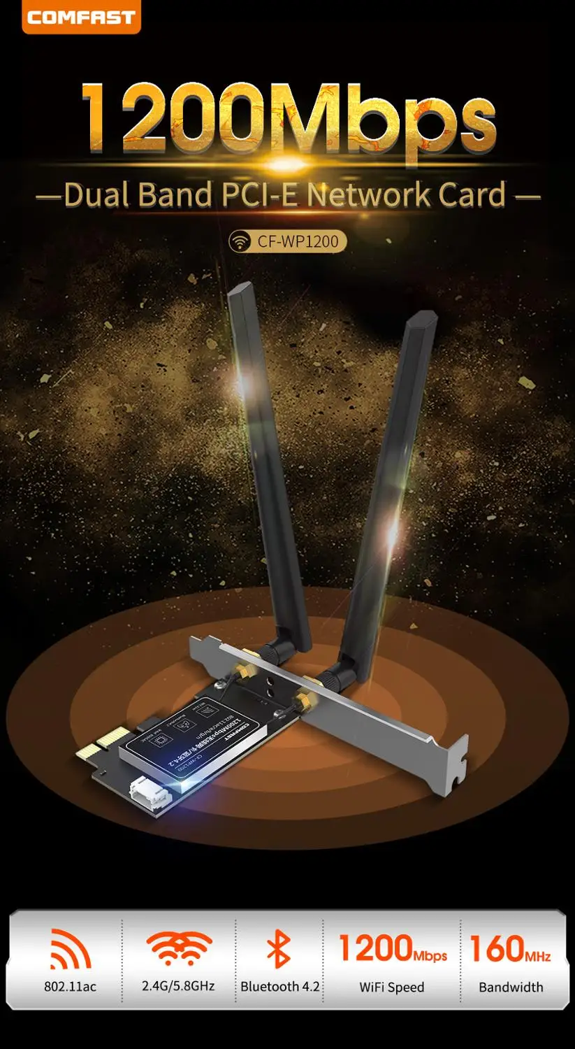 Двухдиапазонная гигабитная Wifi карта Беспроводная для Intel 8265AC AC Mini PCI E 2 4G/5 Ghz Wlan