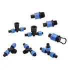 3 шт., концевые соединители для садовых труб, 16 мм, 12 дюйма, 34 дюйма