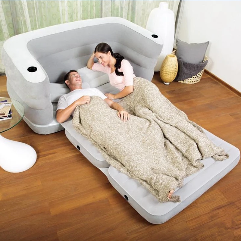 Надувной диван кровать 5 в 1 для кемпинга пешего туризма двух человек портативный