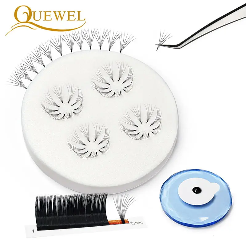 

Quewel 2pcs Make Up Sponges Training For Eyelash Extension Supplies Eyelash Grafting Practice Sponge Puff Soft Eyelashes Tool