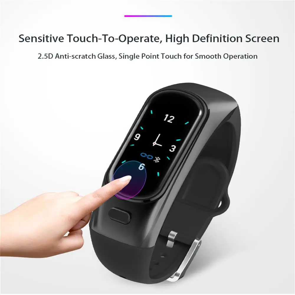 Умный Браслет H109 Talkband, Беспроводная Bluetooth гарнитура для звонков, для телефона huawei, samsung, с монитором сердечного ритма, Talk Band PK B5