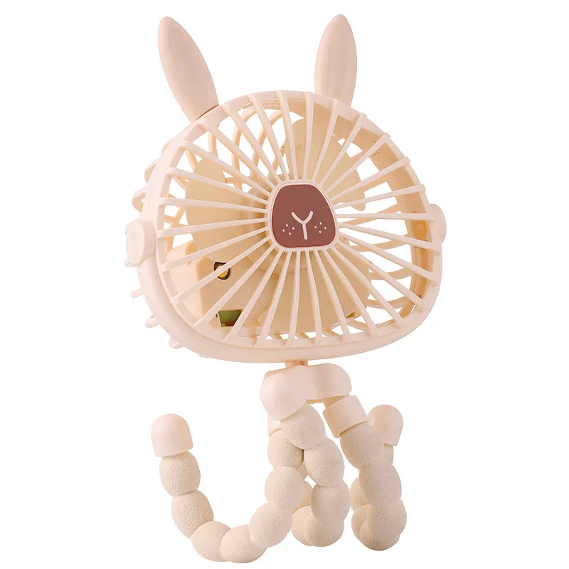 

Portable Mini Deformation Small Fan USB Charging Adjustable Octopus Handheld Fan Student Dormitory Stroller Bracket Silent Fan