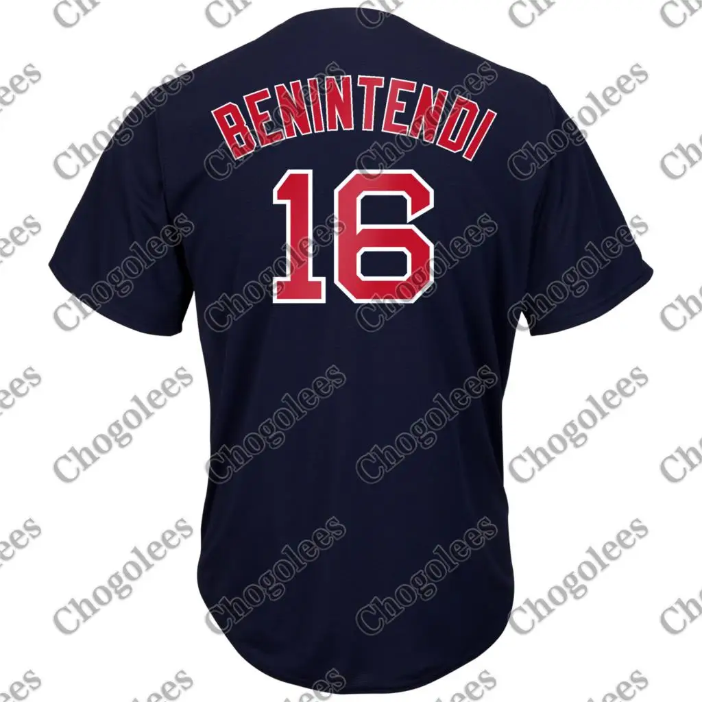 

Baseball Jersey Andrew Benintendi Boston Majestic Big & Tall Alternate Cool Base Player Jersey - Navy