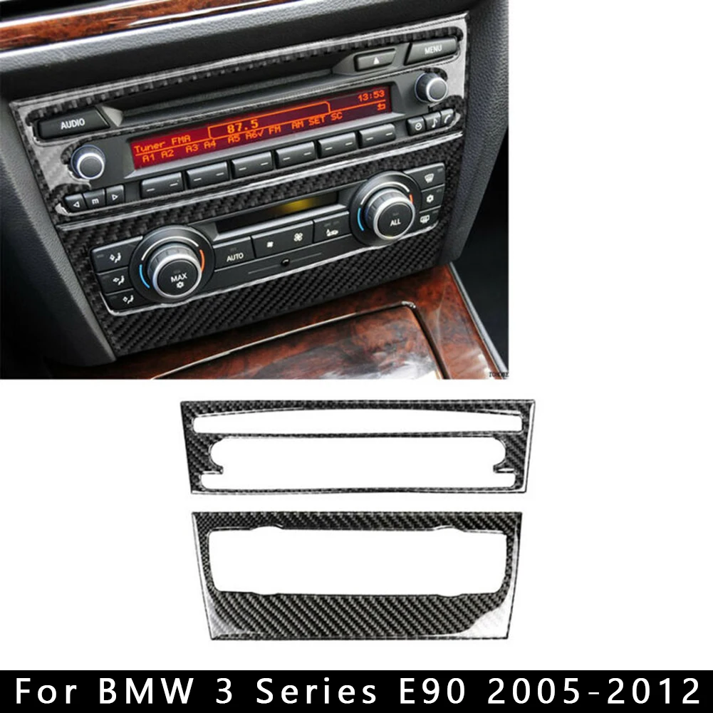 

Honda Civic Universal Carbon Fiber Air Conditioner CD Panel Cover Decoration Sticker 05-12