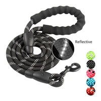 8 colors dog leash reflective durable nylon rope pet leash good quality for large middle small dog cats 150cm outdoor products