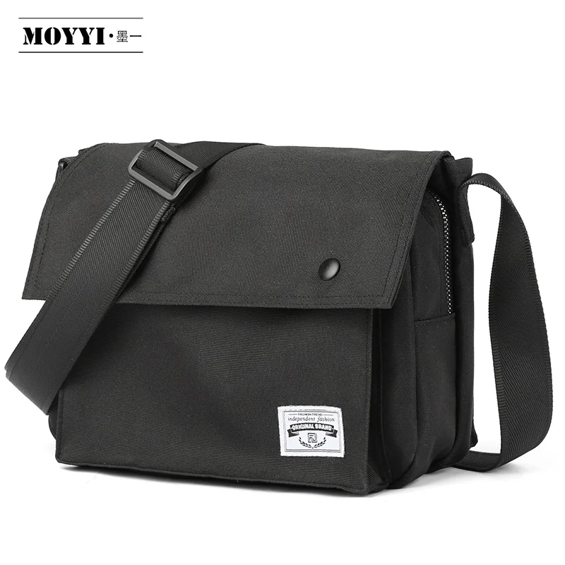

Fashion Men's Casual Shoulder Messenger Bag Splash-proof Nylon Fashion Crossbody Men's Streetwear Short Travel Bag for Teeanger