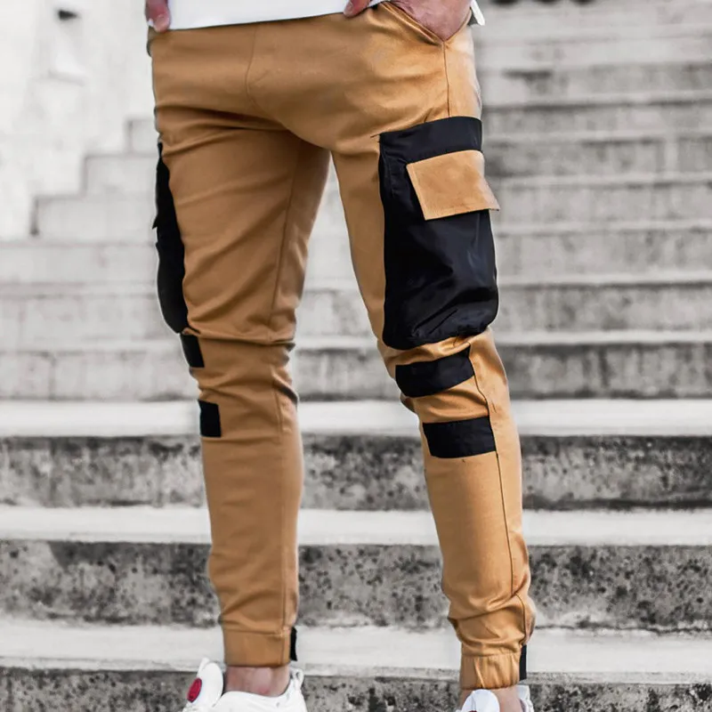 2020 Брендовые мужские спортивные штаны Джоггеры для бега брюки спортивный костюм