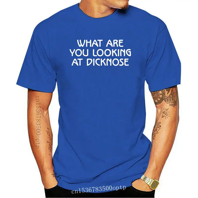 New WHAT ARE YOU LOOKING AT DICKNOSE Teen Wolf T-Shirt SIZES S-5X