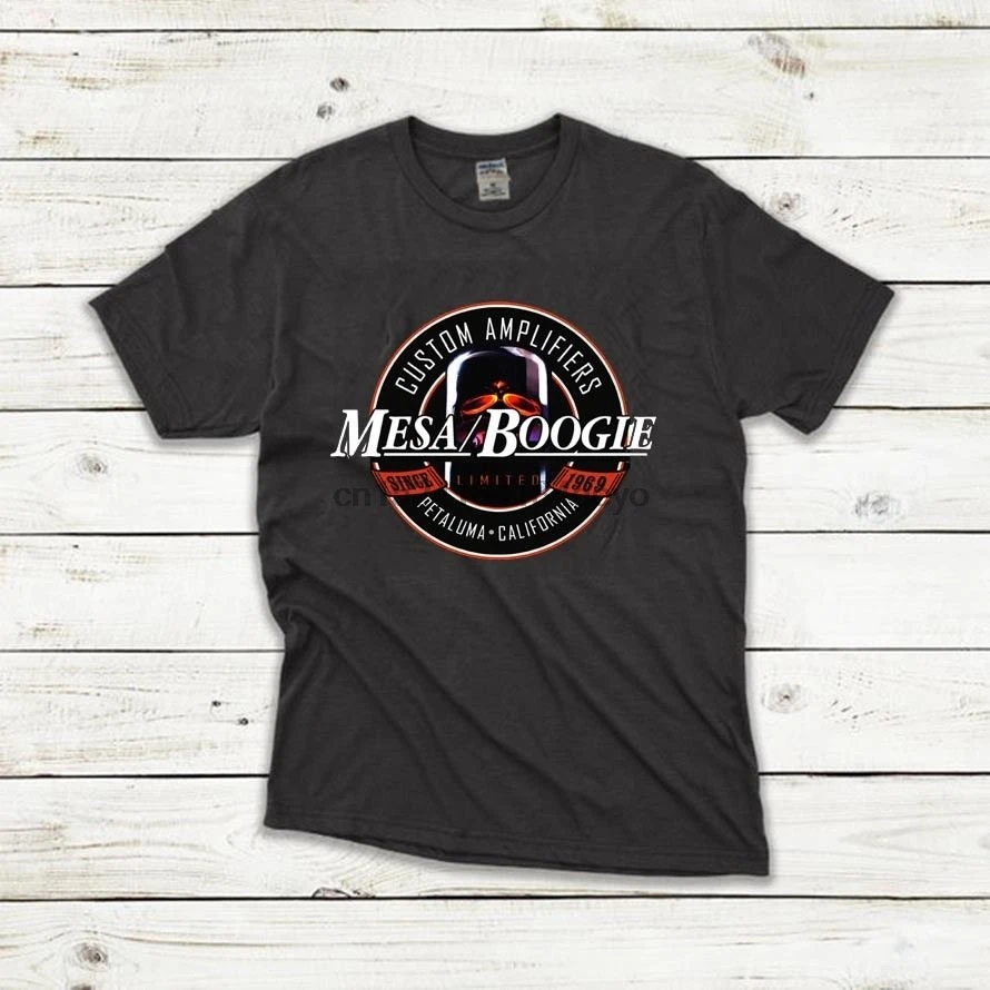 Mesa Boogie Ретро логотип футболка Черная для мужчин Sz S-3XL | Мужская одежда